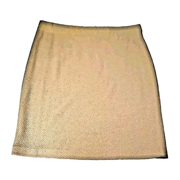 St John Collection by Marie Gray Wool‎ Shimmer Knit Skirt Sz 6 - Picture 4 of 9